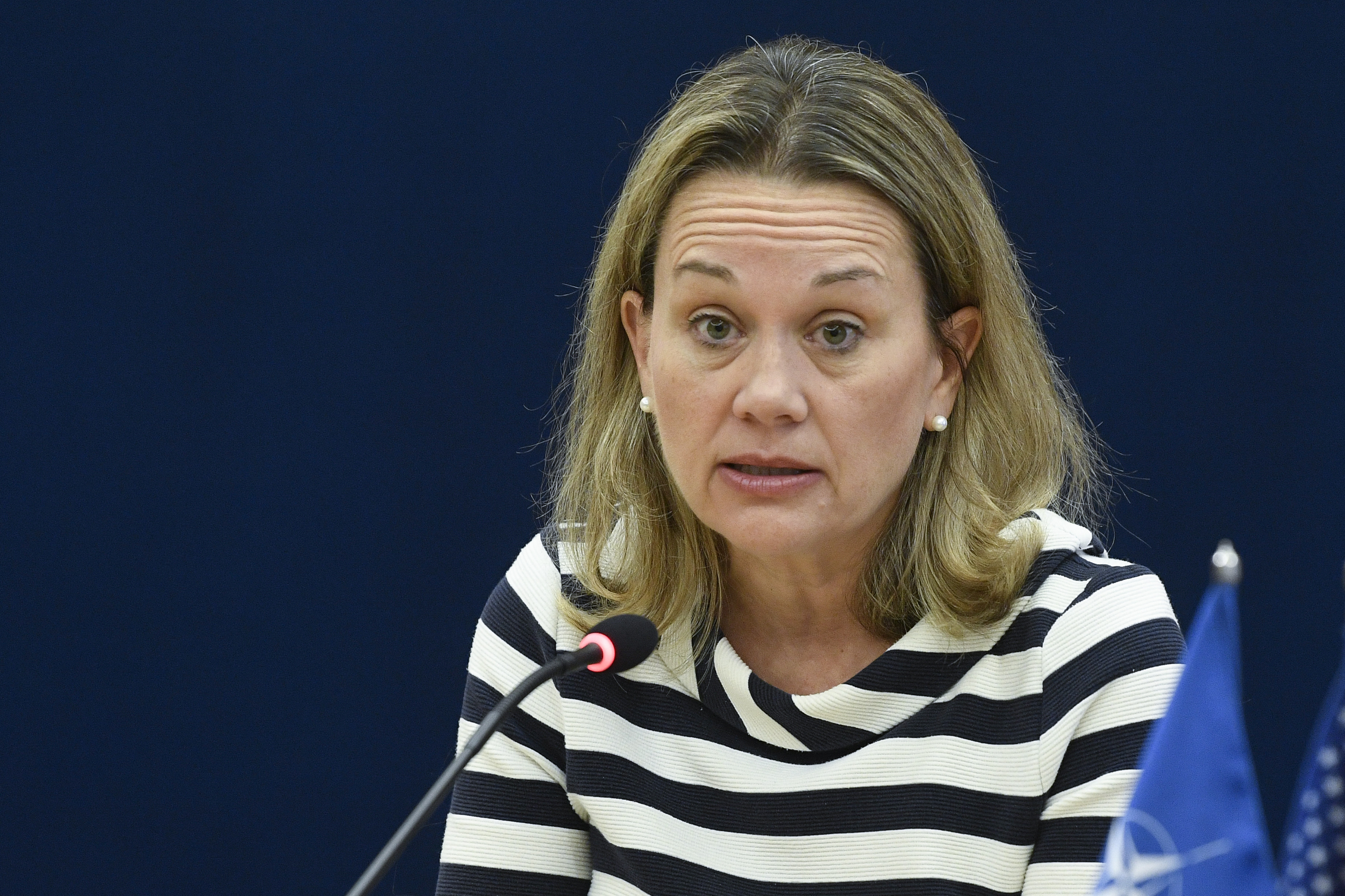 Ambasadoarea SUA la NATO, în București: Marea întrebare este dacă Putin decide să trimită trupe spre Kiev