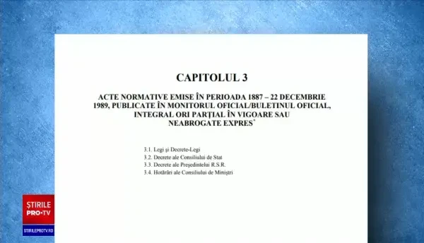 Peste 25.000 de legi din România se bat cap în cap. Cea mai veche era din 1887
