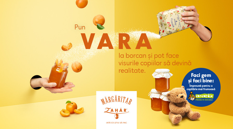 (P) Peste 36% din copiii români trăiesc în sărăcie. Oferă-le un viitor mai bun alături de Zahăr Mărgăritar și CONCORDIA