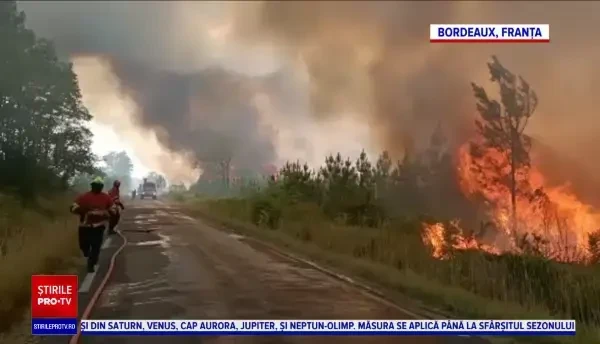 Mii de europeni evacuați de urgență. Valul de căldură din Europa continuă să alimenteze sute de incendii de vegetație