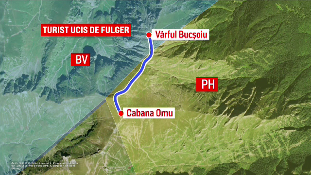 Doi oameni au murit pe munte în weekend. Trupul unui turist străin lovit de fulger este încă nerecuperat