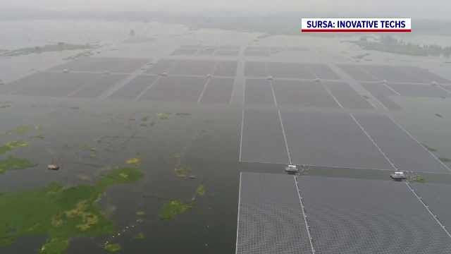 Cum va arăta primul parc fotovoltaic plutitor din România. Va avea o putere instalată de 10 MW