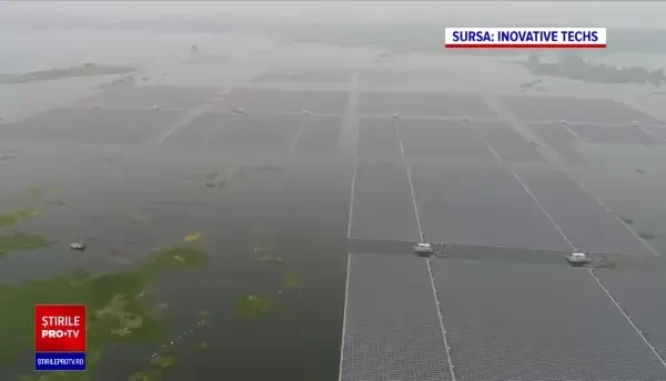 Cum va arăta primul parc fotovoltaic plutitor din România. Va avea o putere instalată de 10 MW