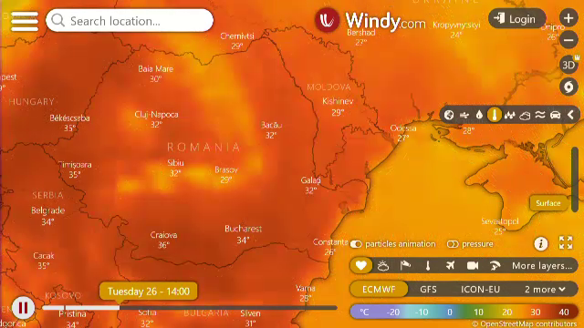 Situația este disperată în sudul țării. Pe cursul Dunării au aparut din loc în loc insule