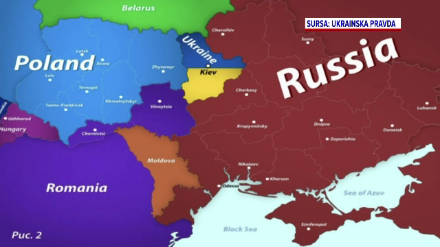 Dmitri Medvedev, despre împărțirea Ucrainei: Cea mai mare parte aparține Rusiei, iar altele mai mici - Poloniei și României