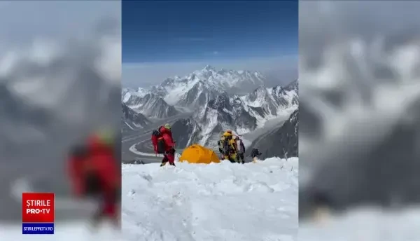 Alpinist român, la un pas de moarte: A petrecut o noapte întreagă fără apă și mâncare în „zona morții” de pe Broad Peak