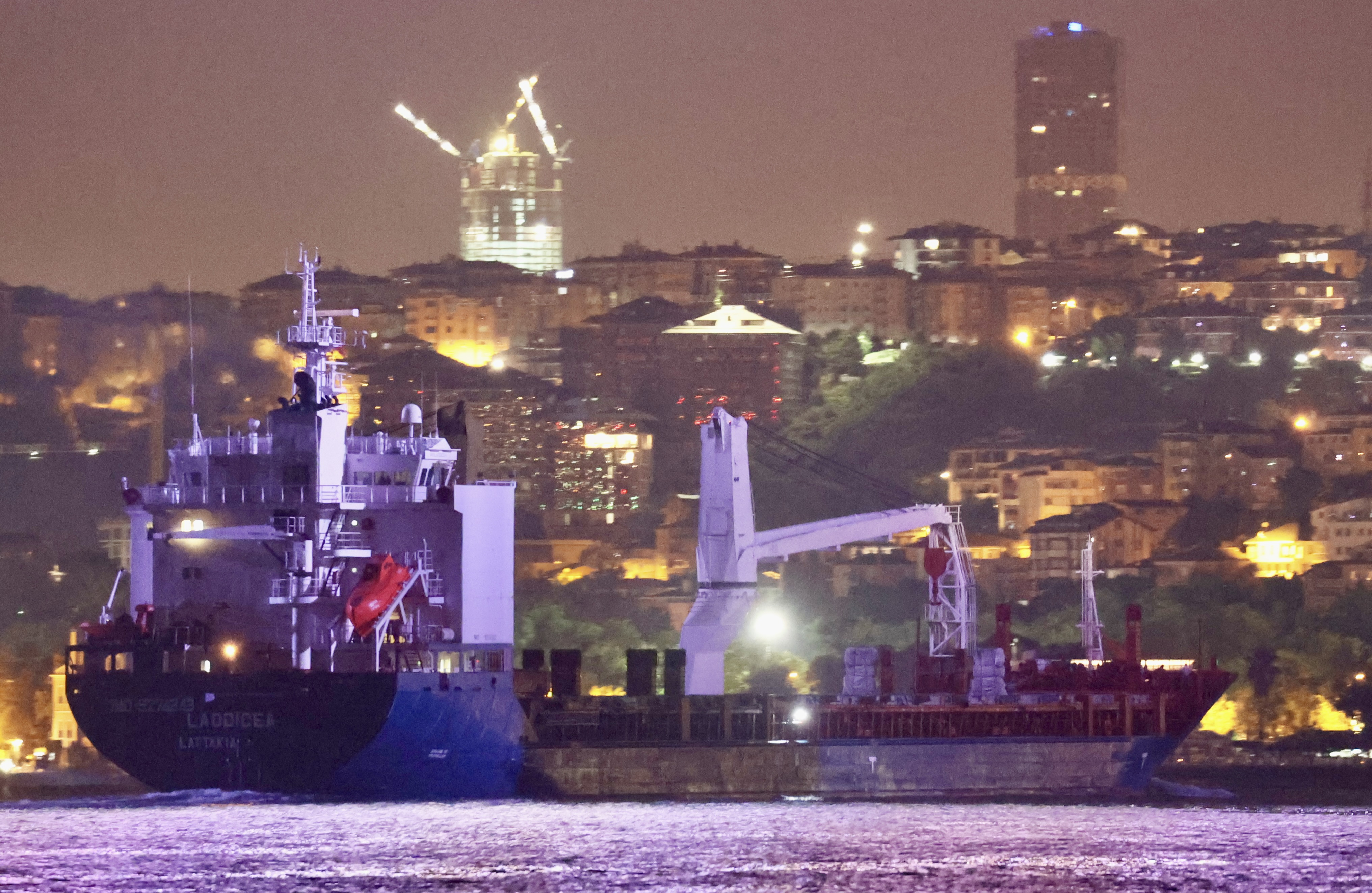 Ucraina afirmă că o navă deţinută de sirieni şi acostată în Liban transporta cereale furate