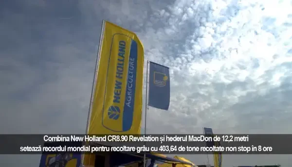 (P) Primul record de recoltare acreditat de Guiness World Records, obținut în România de AgroConcept