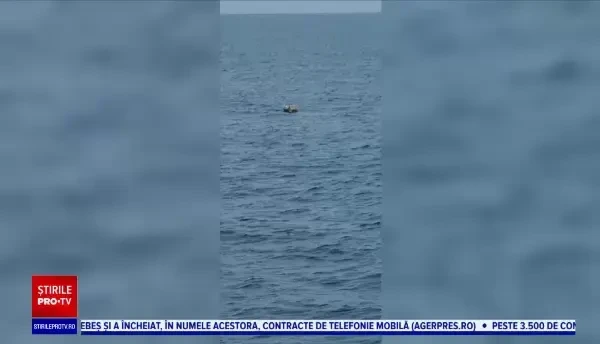 Mină marină, descoperită și distrusă la două mile de Eforie. Scafandrii militari au detonat-o într-o zonă sigură