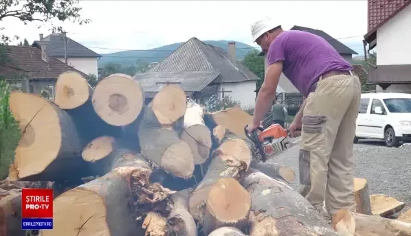 Românii își fac provizii de lemne pentru iarnă, în ciuda prețurilor aproape duble. Cereri în creștere și pentru sobe