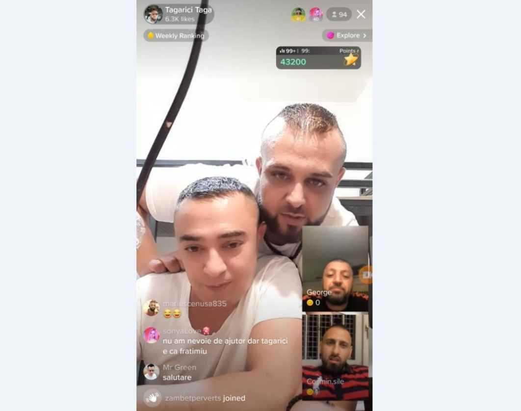 Românii care cerșesc pe TikTok bani de țigări. Fac live dintr-o închisoare franceză
