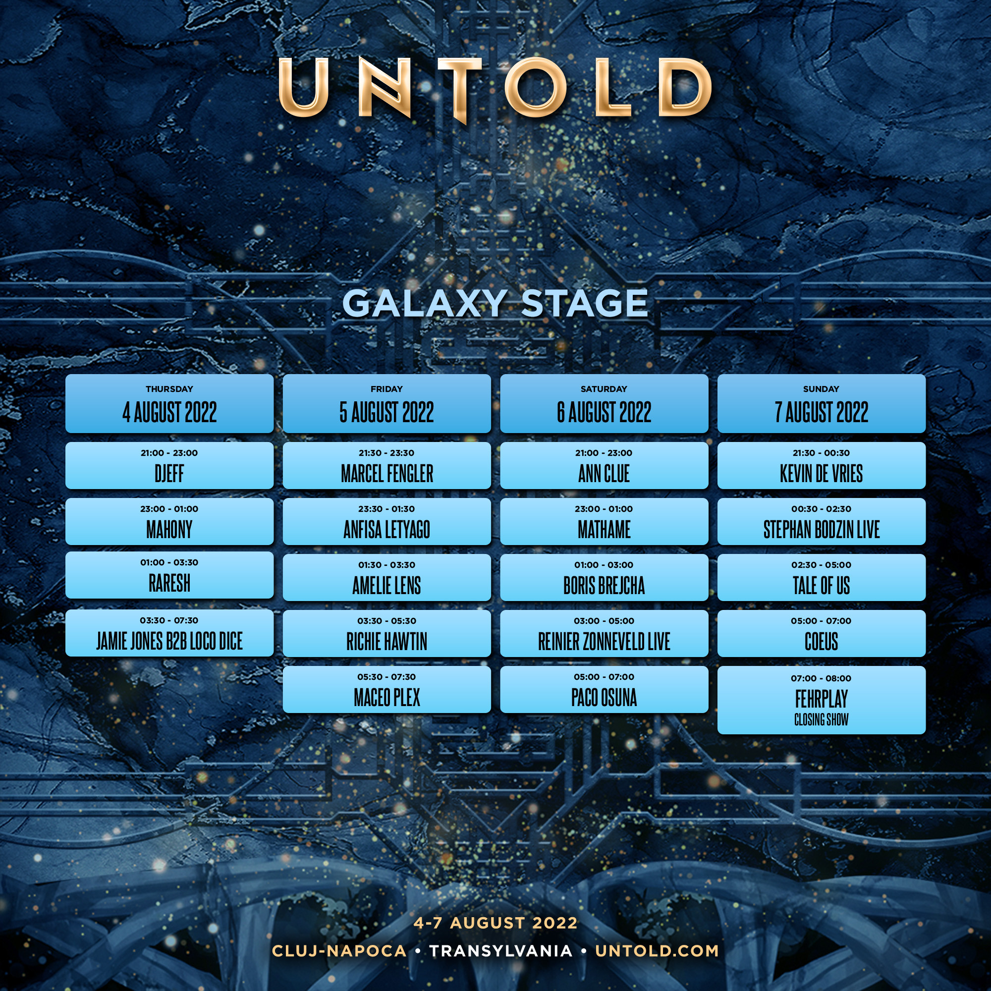 Untold- Galaxy stage
