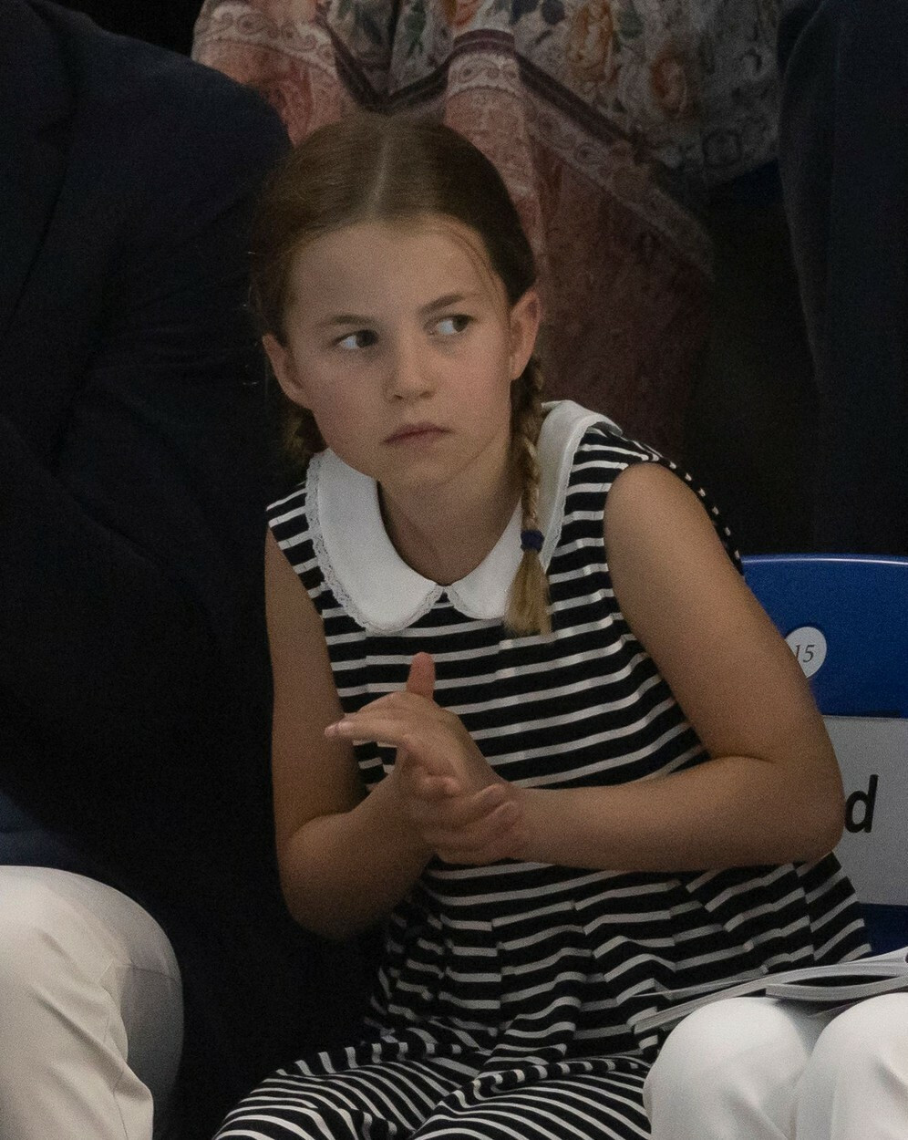 Prinţesa Charlotte, surprinsă la Jocurile Commonwealth. Prima apariţie oficială fără fraţii ei a devenit virală. GALERIE FOTO
