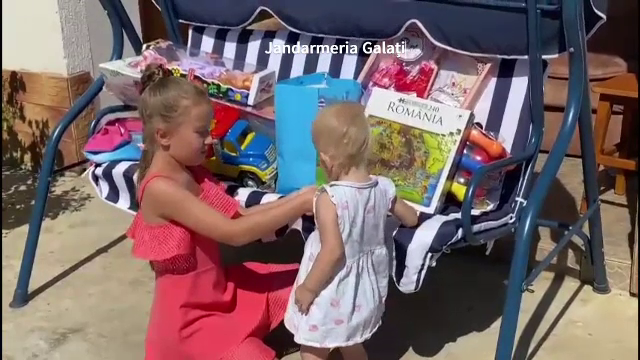 Gestul emoționant făcut de jandarmii din Galați pentru o fetiță din Ucraina