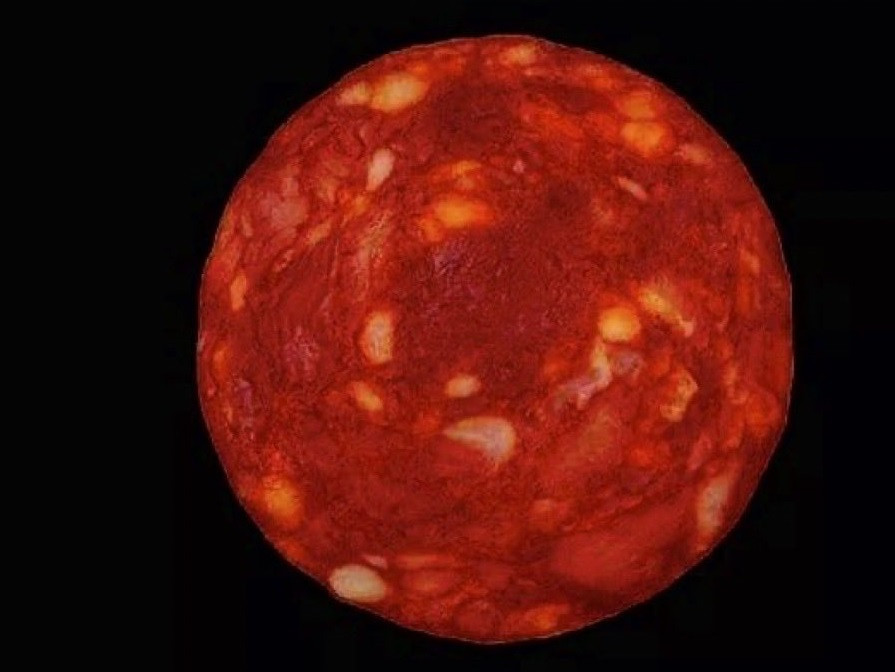 Un cercetător francez a publicat o fotografie cu o felie de chorizo prezentând-o ca pe o stea. Ce a urmat