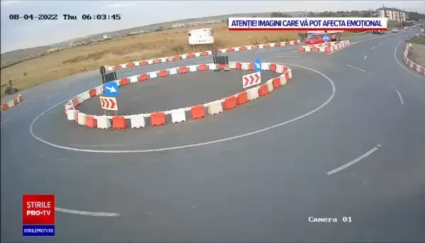 Accident grav în Iași, cu nouă răniți. Momentul a fost filmat. VIDEO