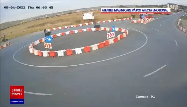 Accident grav în Iași, cu nouă răniți. Momentul a fost filmat. VIDEO