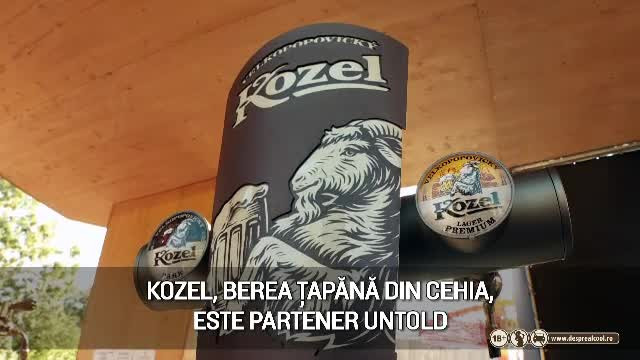 (P) Kozel, berea țapănă din Cehia, este partener principal la UNTOLD anul acesta