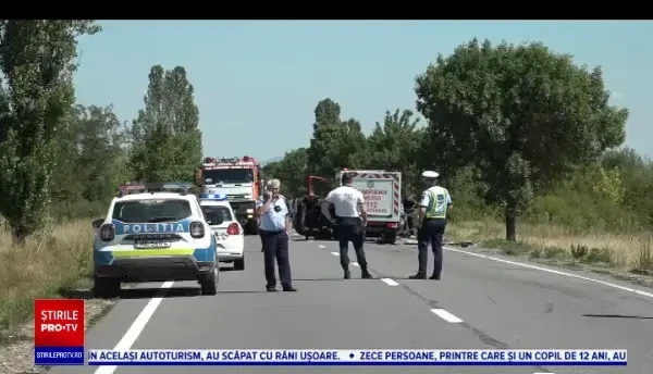 Accident groaznic între Oradea și Aleșd, cu doi morți și doi răniți. O fetiță de 10 ani a decedat pe loc