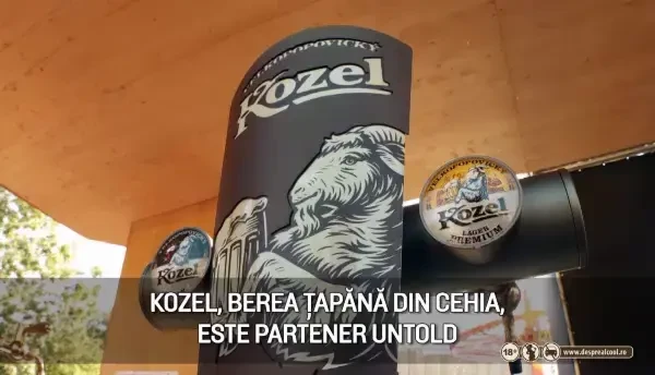 (P) Kozel, berea țapănă din Cehia, este partener principal la UNTOLD anul acesta