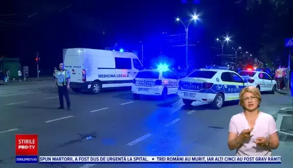Pieton spulberat de motocicletă, în București. Bărbatul a murit pe loc