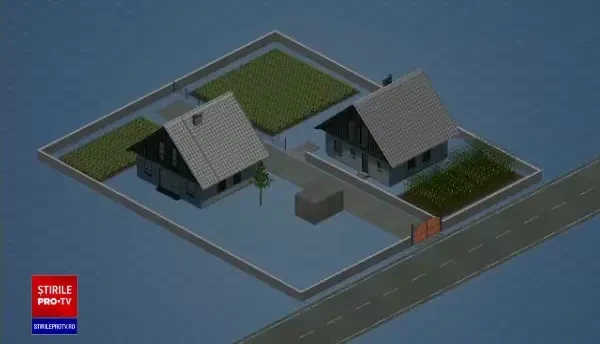 ANIMAȚIE GRAFICĂ Cum i-a ucis criminalul din Bascov pe cei cinci membri ai familiei