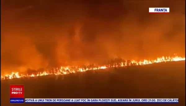 Incendii de proporții în Franța, Spania și Portugalia. Au fost făcute evacuări în masă