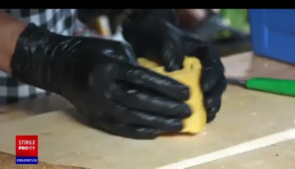 Festin tradițional pentru turiștii din Gurghiu, județul Mureș. Mămăliga este preferata gurmanzilor