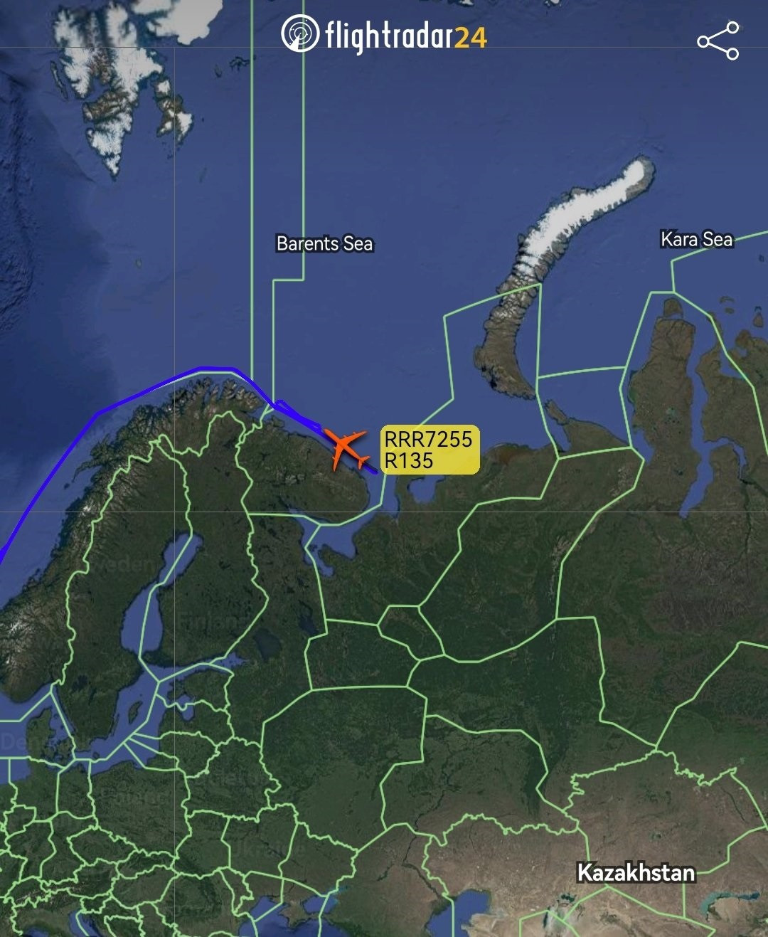 aeronava britanica rusia