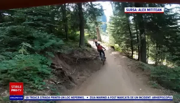 Primul parc din România dedicat pasionaților de mountain bike a fost amenajat în Poiana Brașov