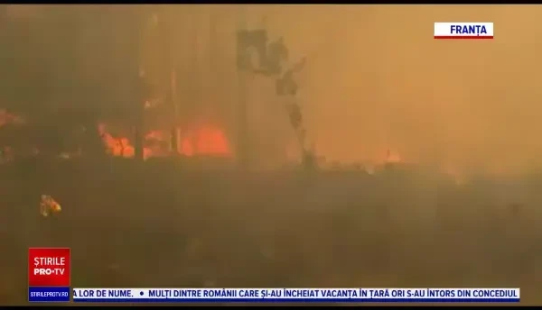 Pompierii români care luptă cu flăcările în Franța sunt extenuați. Salvatorii au intrat în atenția postului american CNN