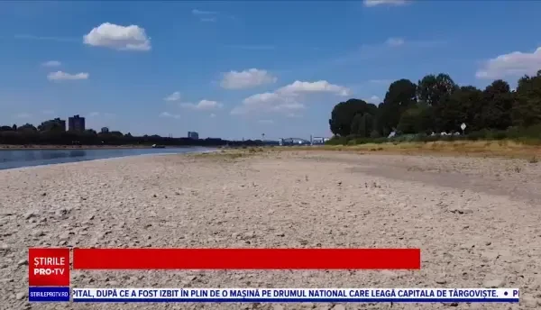 Seceta a pârjolit terenurile și a secat râurile și fluviile în Europa. Cele mai afectate țări