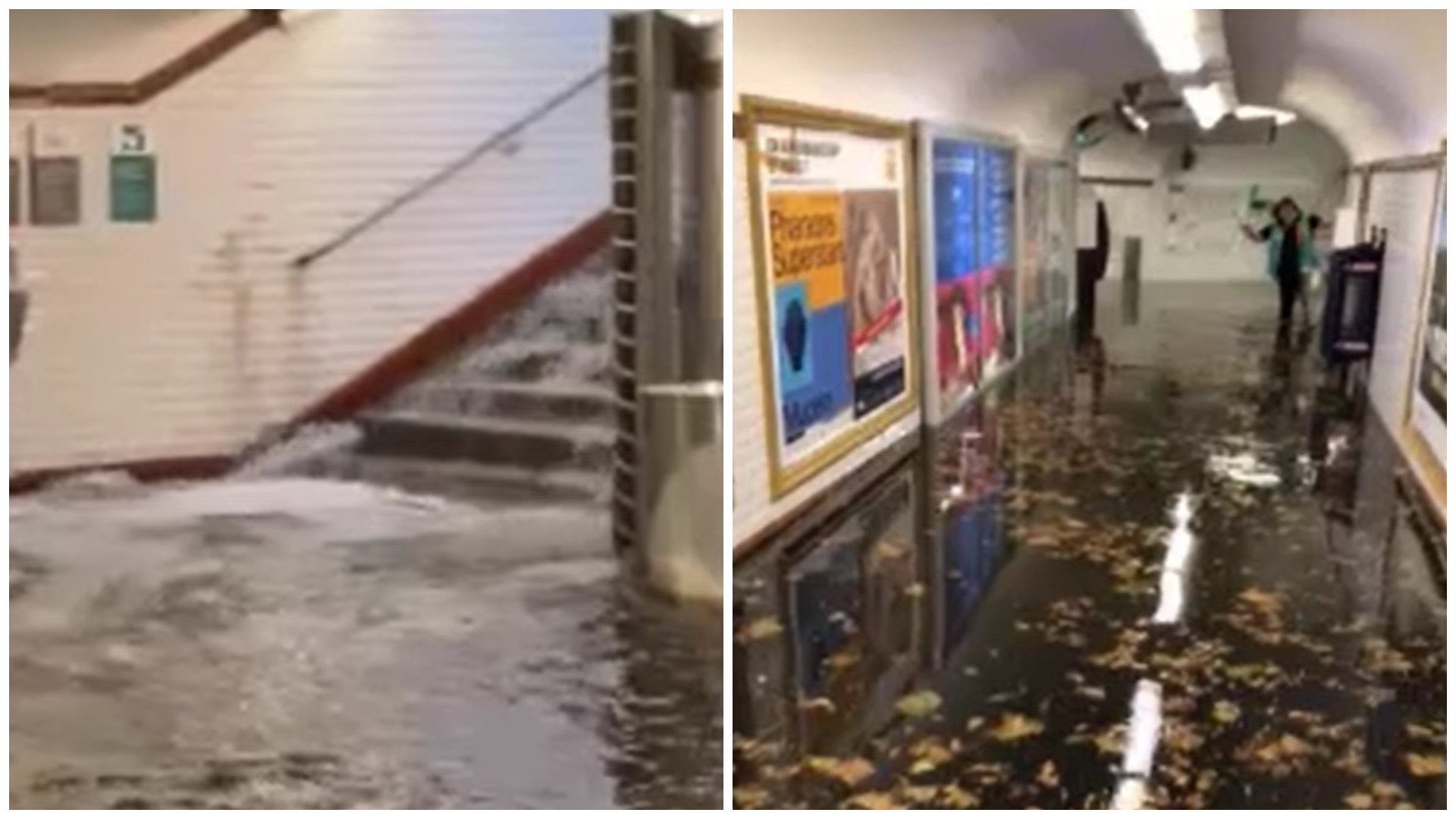 Parisul, afectat de ploile torențiale. Mai multe stații de metrou au fost inundate