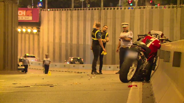 Accident pe șoseaua București-Ploiești. Doi motocicliști au ajuns la spital după ce s-au lovit unul de altul