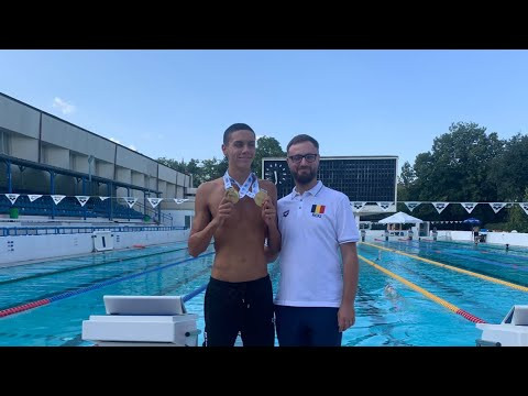 Antrenorul lui David Popovici despre multiplul campion la nataţie: Constant, consecvent şi atent la detalii