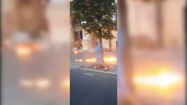 Bărbatul care a incendiat ușa Primăriei Cluj-Napoca a ajuns după gratii. Ar fi consumator de substanțe interzise