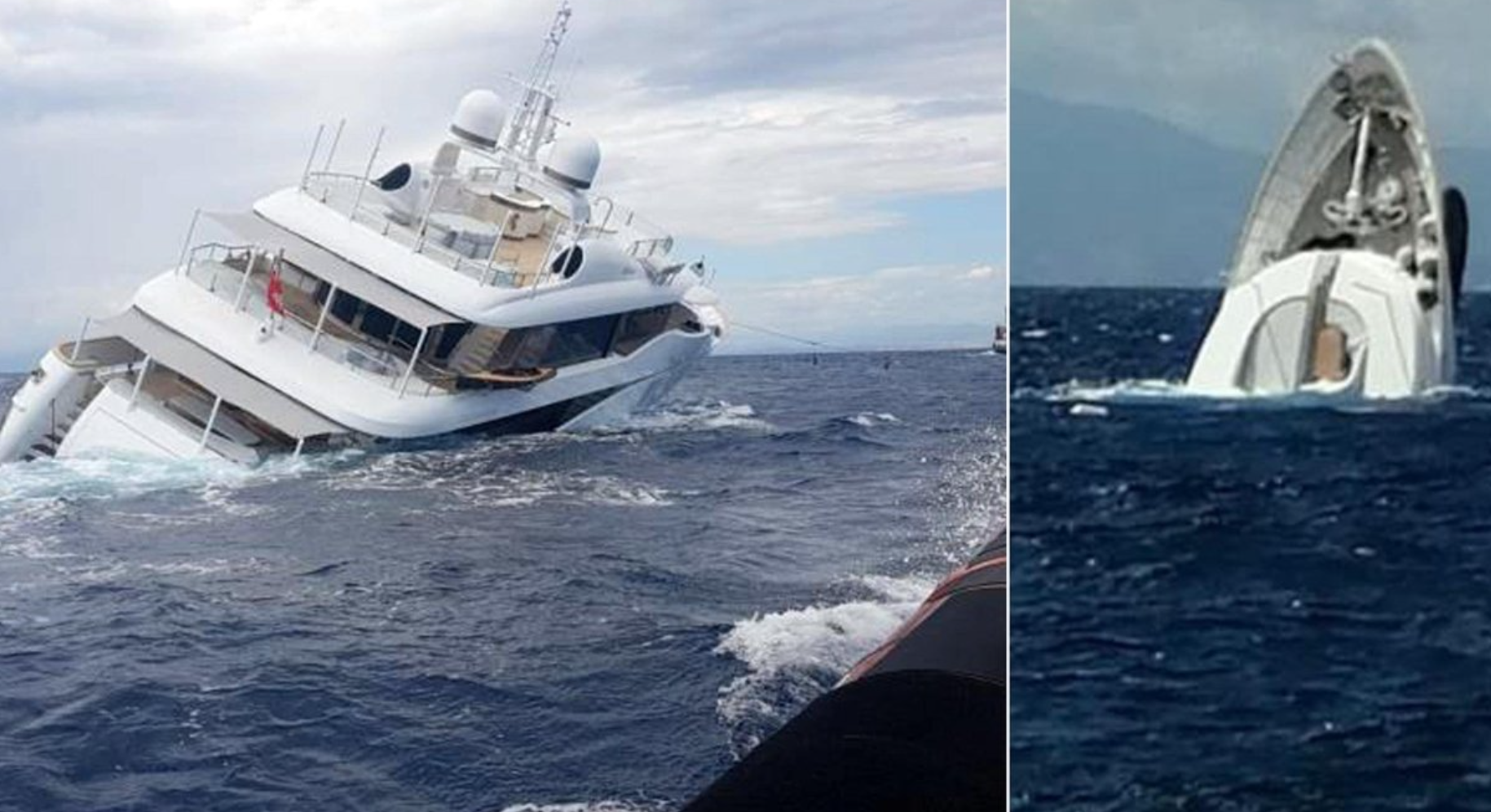 Superiahtul „Saga” s-a scufundat în Italia. Cinci pasageri, salvați de o navă de patrulare românească | VIDEO