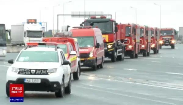 Zeci de pompieri care au ajutat la stingerea incendiilor din Franța s-au întors acasă