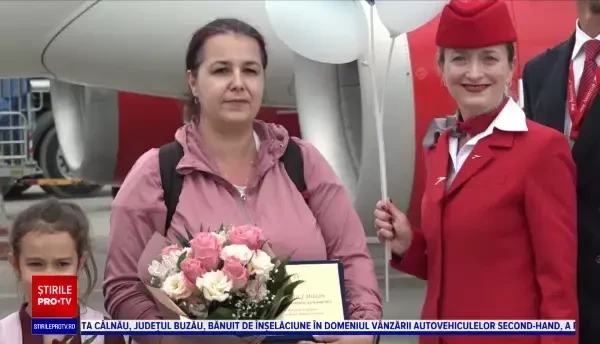 Cum a fost întâmpinat pe aeroportul din Iași pasagerul cu numărul un milion