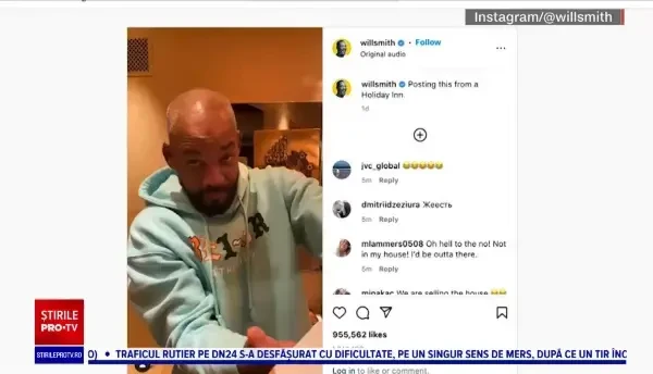 Will Smith, din nou viral. Actorul a încremenit de frica unui păianjen. “L-a salvat” fiul său