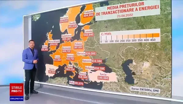România plătește cel mai mult din Europa pentru energia electrică. Avertisment al experților: „Ne așteaptă o iarnă grea”
