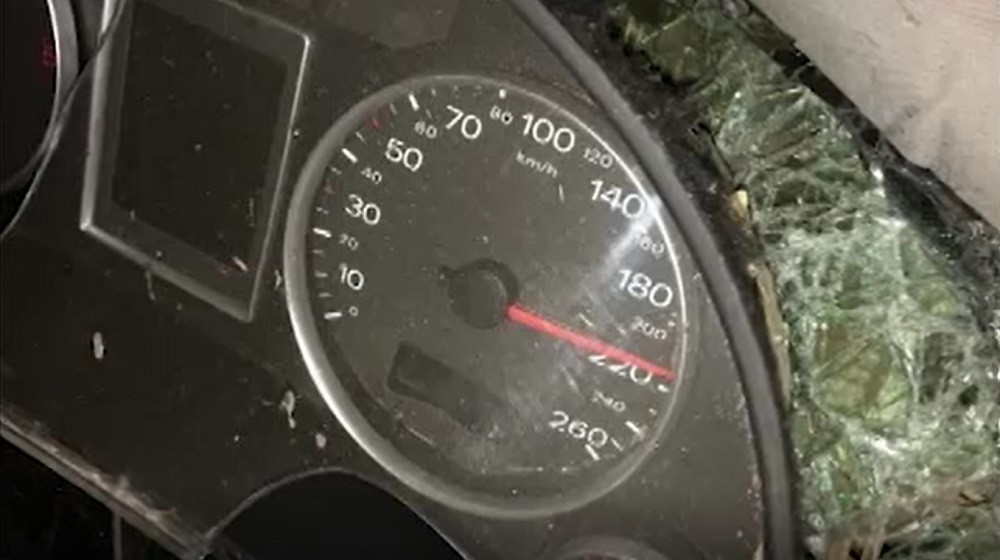 ANIMAȚIE GRAFICĂ. Filmul accidentului de la Frumușani. Vitezometrul mașinii în care o familie a pierit s-a blocat la 220 km/h