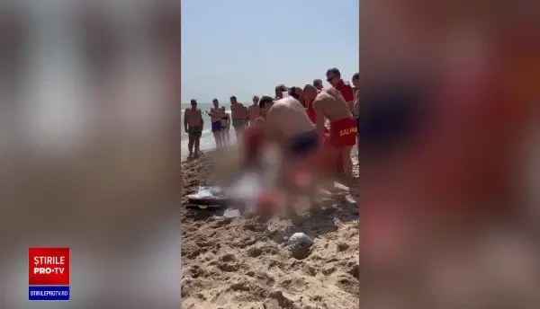 Un bărbat de 54 de ani din Bucureşti s-a înecat în mare, la Neptun | VIDEO
