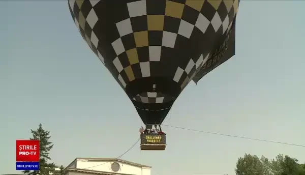 Experiență inedită. Bucureștenii pot merge la plimbare cu balonul cu aer cald