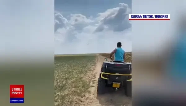 Avionul prăbușit în Giurgiu, filmat executând o manevră interzisă, pe lângă oameni, cu două săptămâni înainte de tragedie