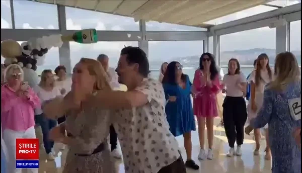 Andreea Esca, imagini de la petrecere