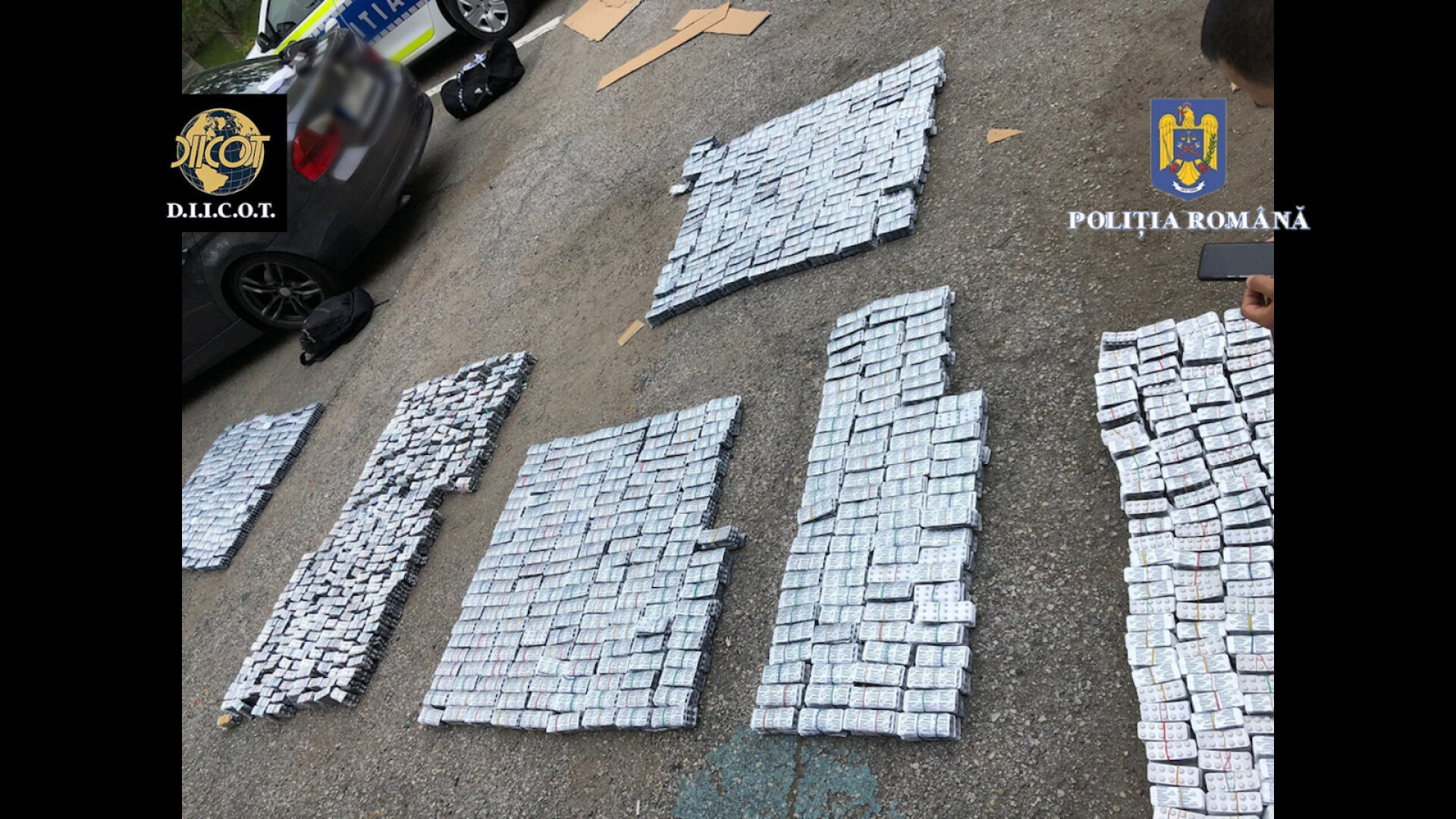 DIICOT: Trei persoane, arestate preventiv pentru un transport de droguri în valoare de aproape 1,5 milioane euro