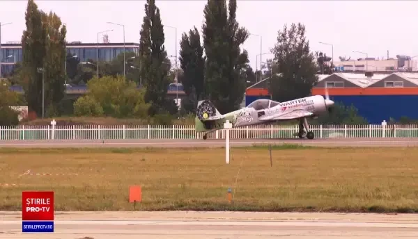 Moment inedit la BIAS 2022. A fost reconstituită o scenă de luptă aeriană din cel de-Al Doilea Război Mondial