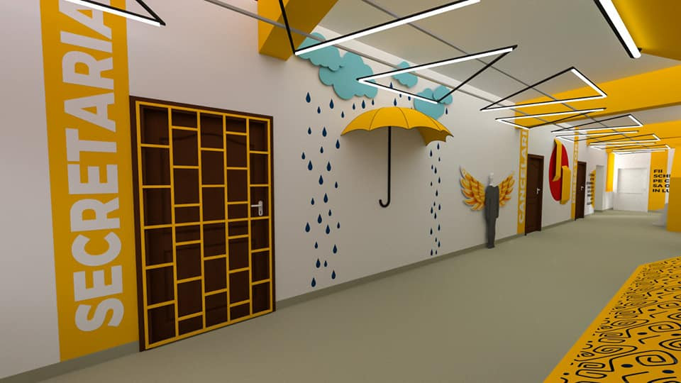 Școala publică din Perieți, Ialomița, a ajuns virală după ce a fost renovată pentru noul an școlar. Cum arată în interior