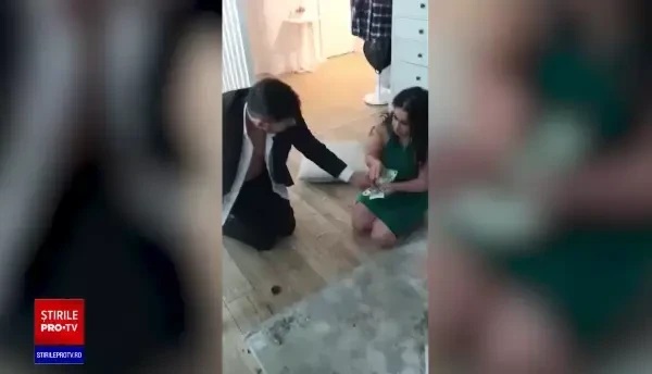 Noi imagini cu interlopul Fane Văncică în timp ce își lovește amanta. A încercat să le ofere bani martorilor